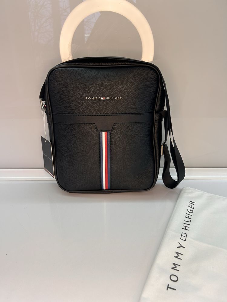 Сумка, барсетка TOMMY HILFIGER месенджер томмі, чоловіча барсетка