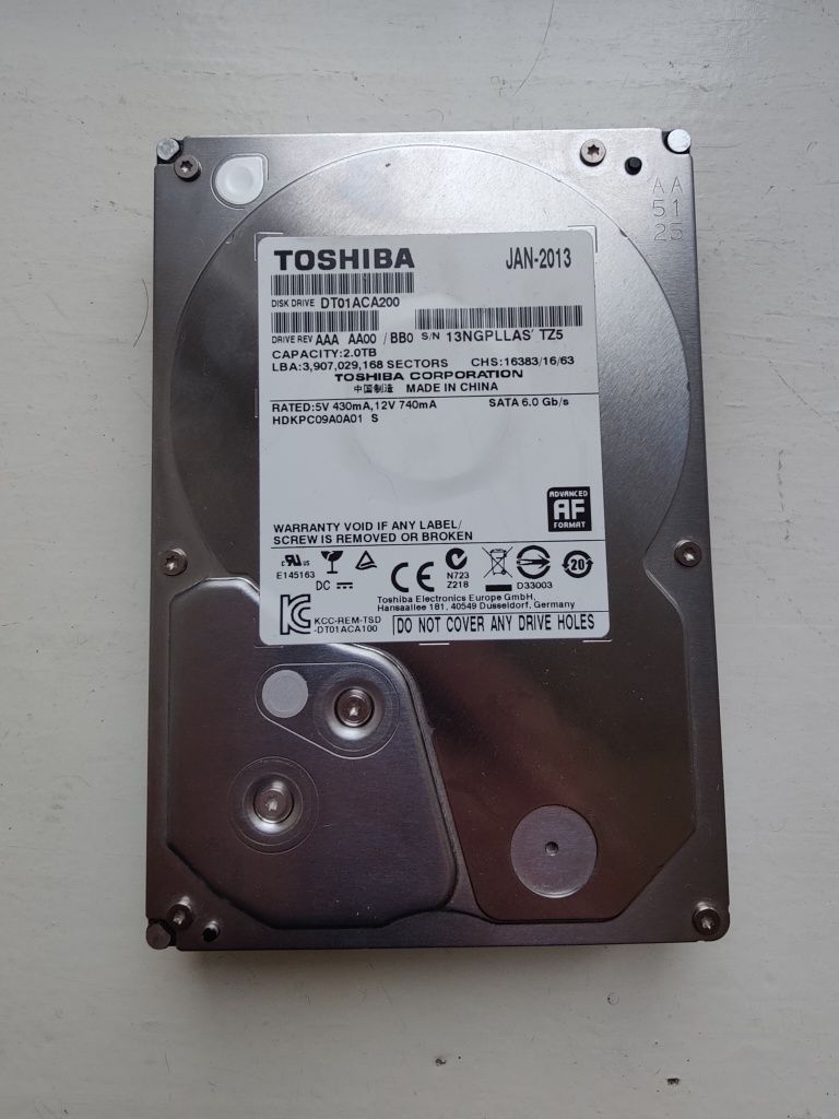 Накопитель HDD TOSHIBA 2.0TB