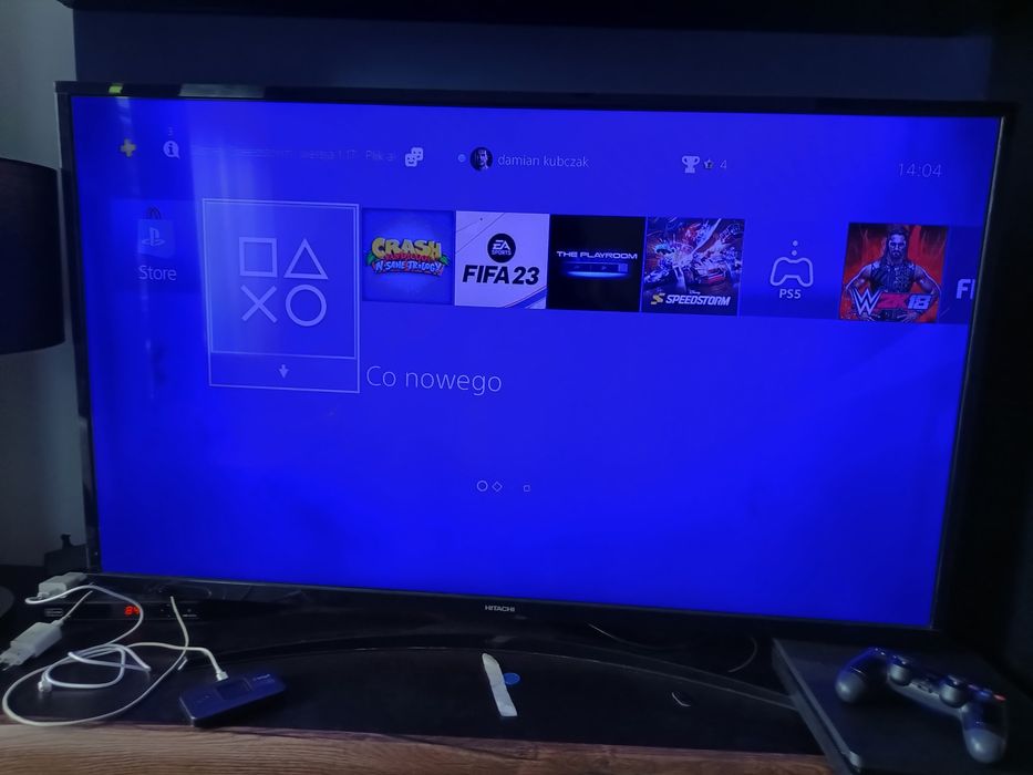PS 4 z wieloma grami