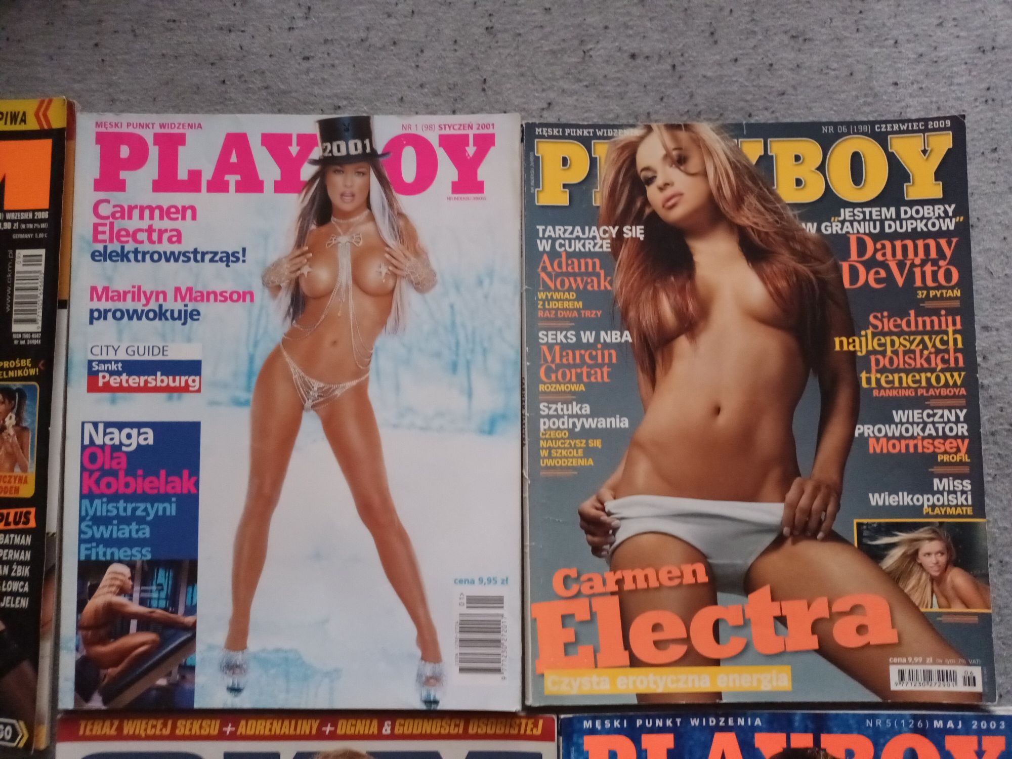 Playboy/Ckm 6 szt z Carmen Electra !!!