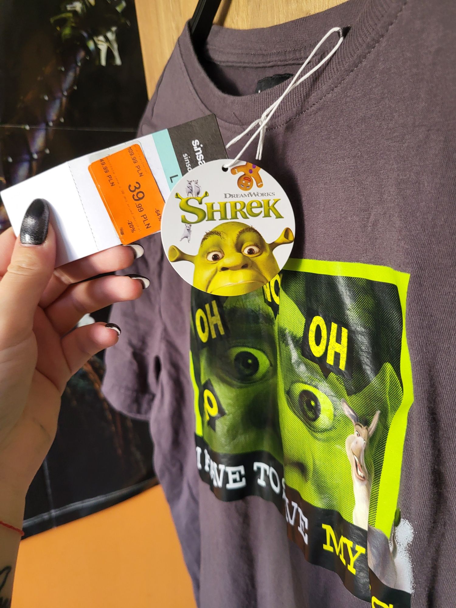 Sinsay Shrek koszulka