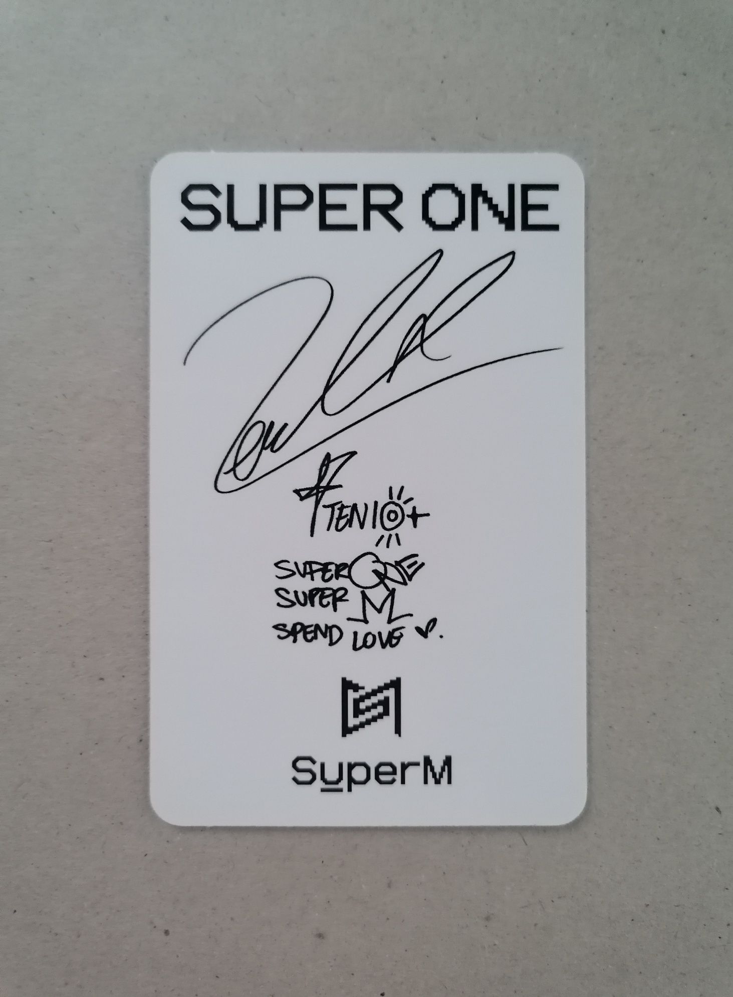 Photocard Ten, WayV, NCT, SuperM, Super One