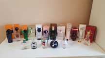 20 x Puste flakony z kartonikami po oryginalnych perfumach