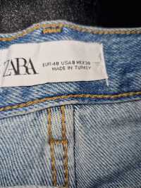 Jeansy Zara dzwony 40