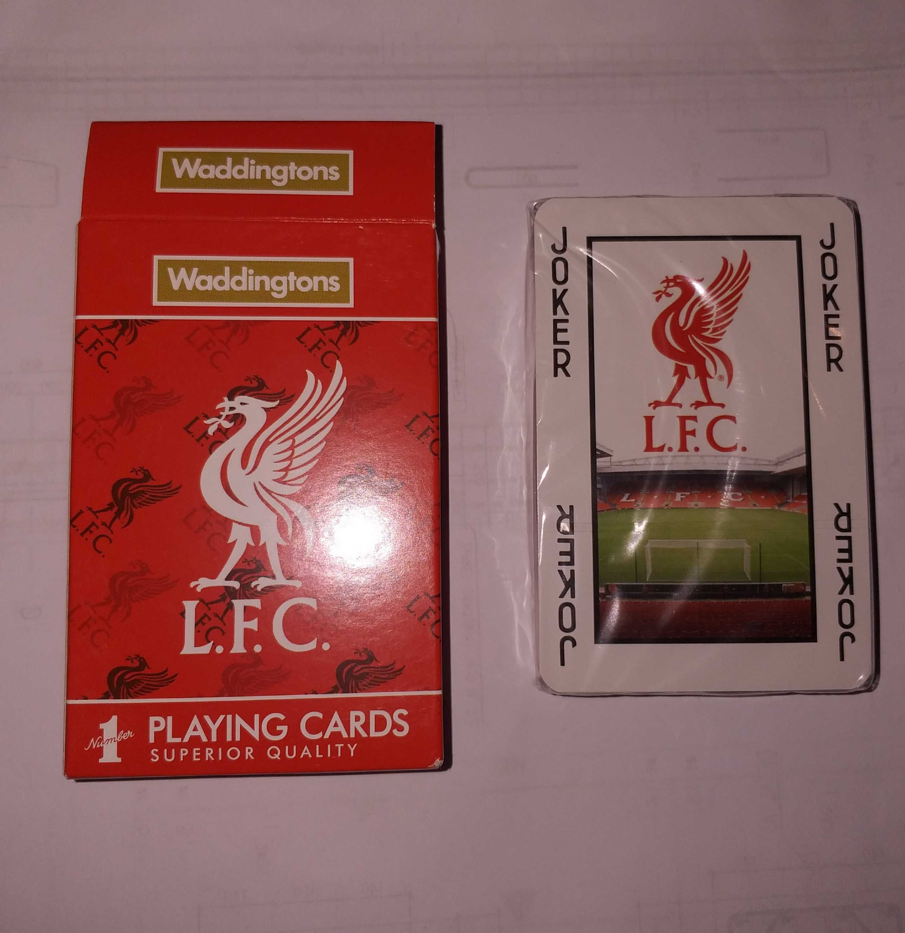 Waddingtons Английские игральные карты fc Liverpool фк Ливерпуль.