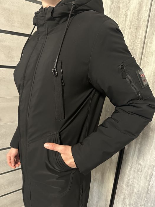 Чоловіча зимова довга куртка парка