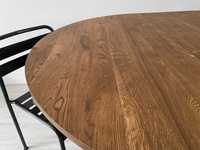 Loftowy stół rozkładany-dąb-industrialny stół- metal idrewno-producent