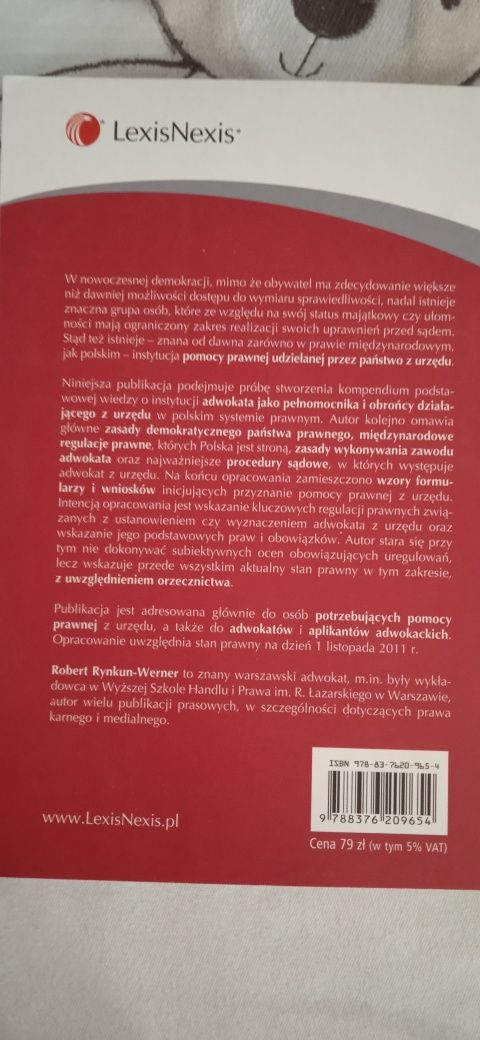 Robert rynkun Werner adwokat z urzędu podstawowe zagadnienia prawne