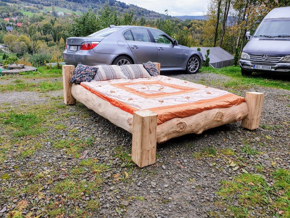 Łóżko drewniane masywne dostawa producent