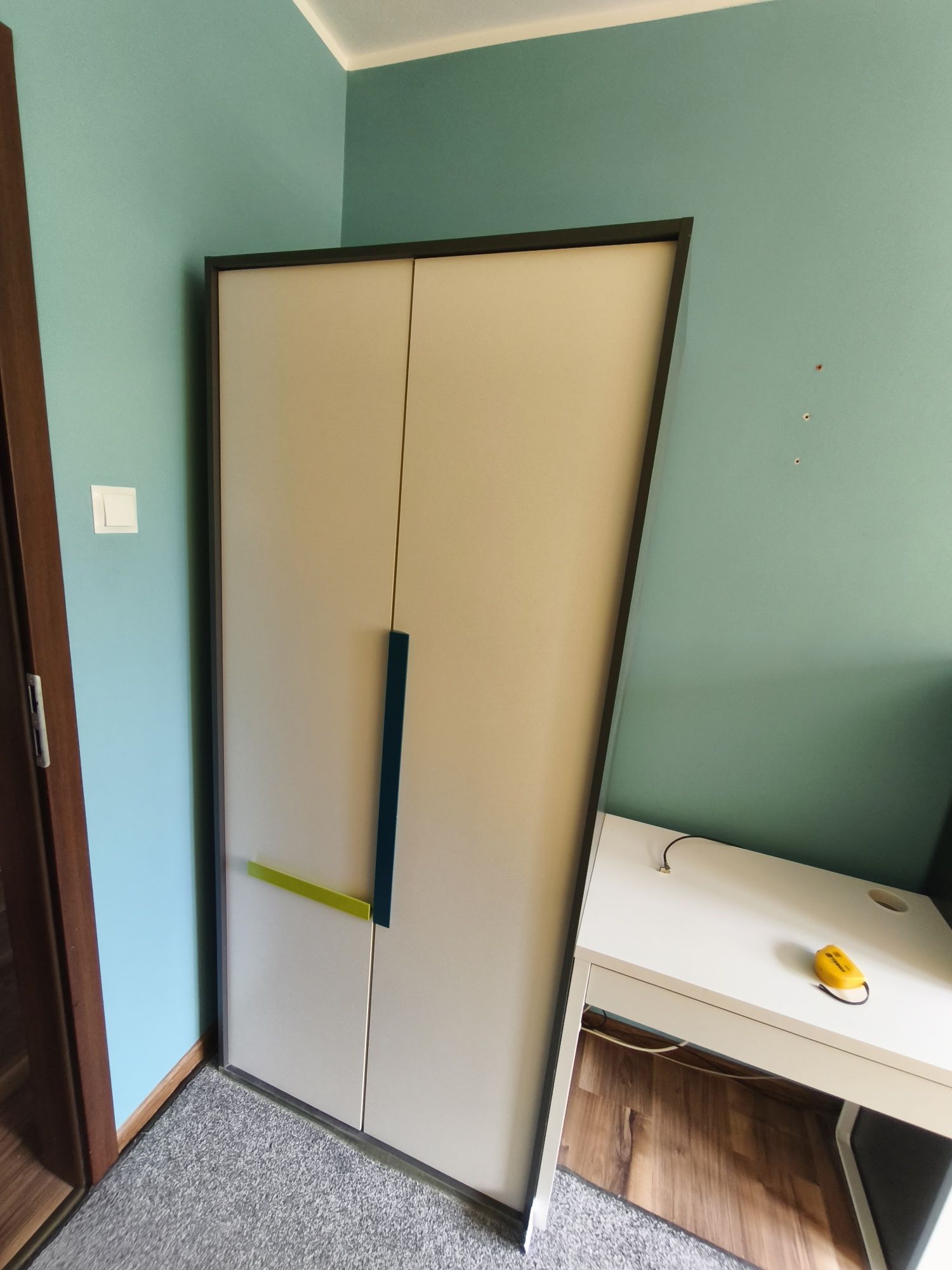 Zestaw mebli szafa plus komoda system ikar plus biurko gratis