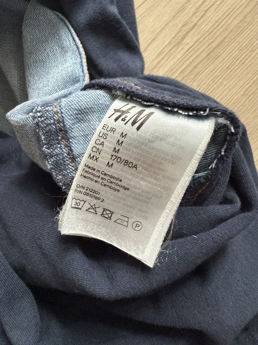 Spodnie ciążowe H&M niebieskie M gratis legginsy