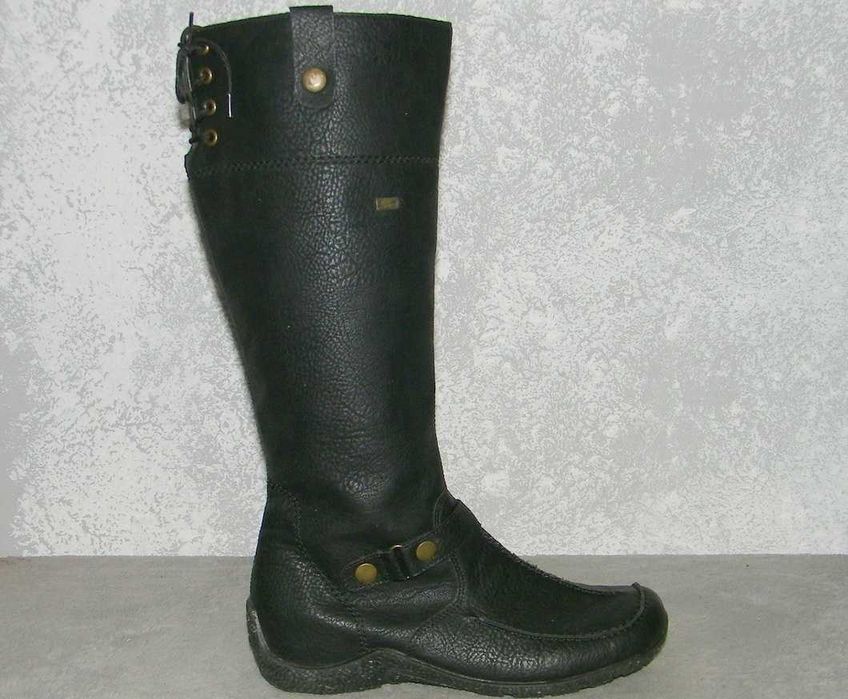 RIEKER RiekerTex - KOZAKI SKÓRA DOCIEPLONE - rozm. 39 - Nowe !!!