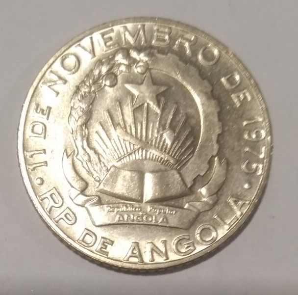 Moeda de Angola – Kz 10 (dez Kwanzas) – 1978