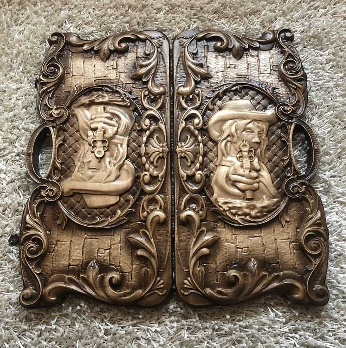 Шахи та нарди від виробника із натурального дерева на подарунок