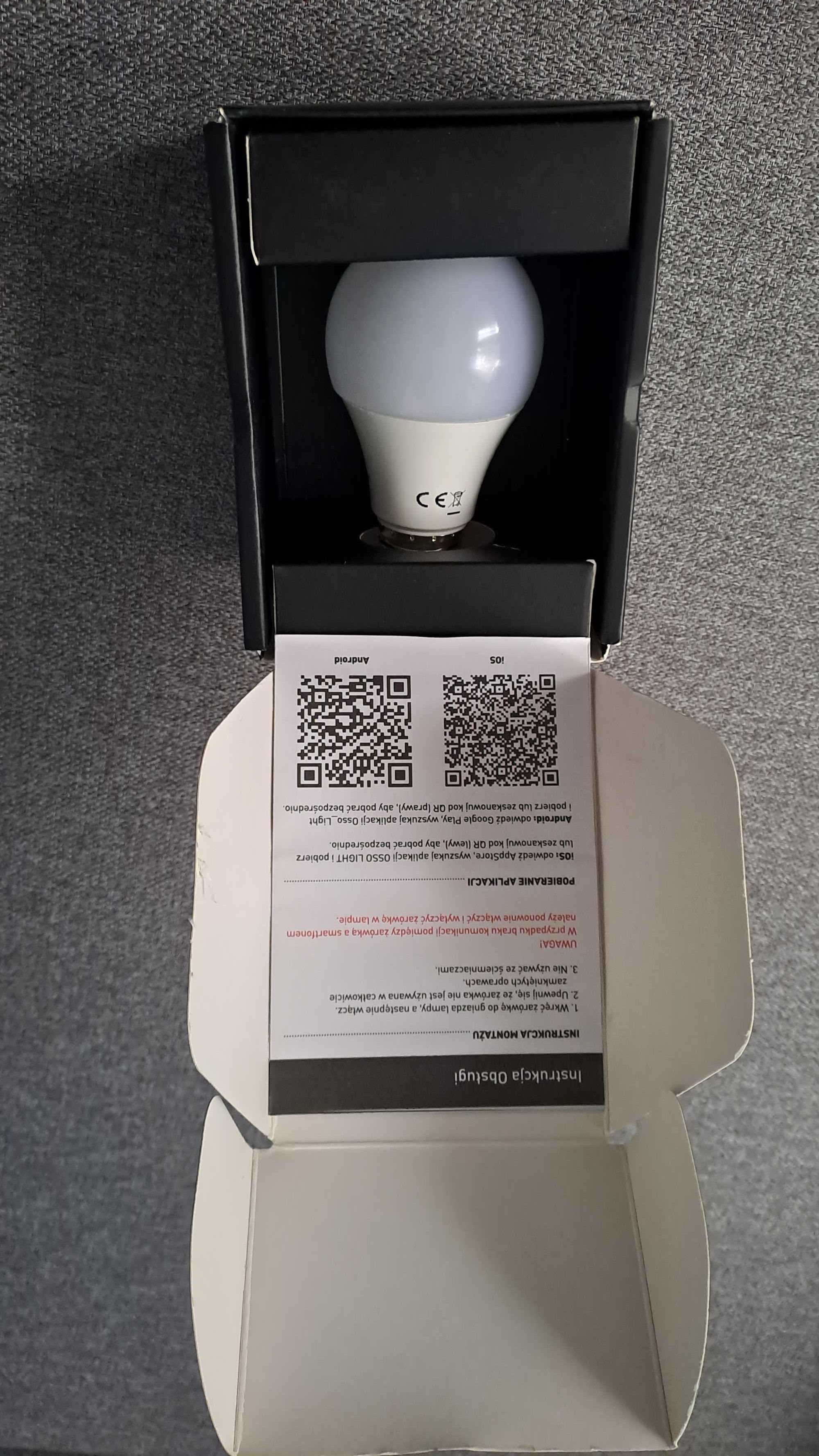 Żarówki Smart RGB LED osso bluetooth