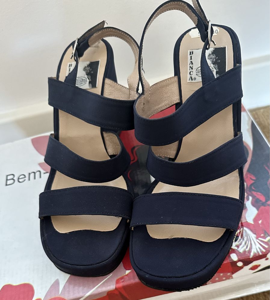 Sandalias de cunha