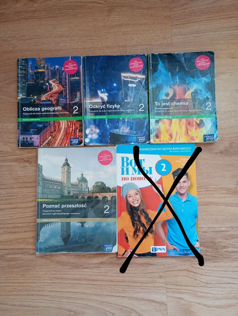Książki podręczniki do 2 klasy liceum technikum