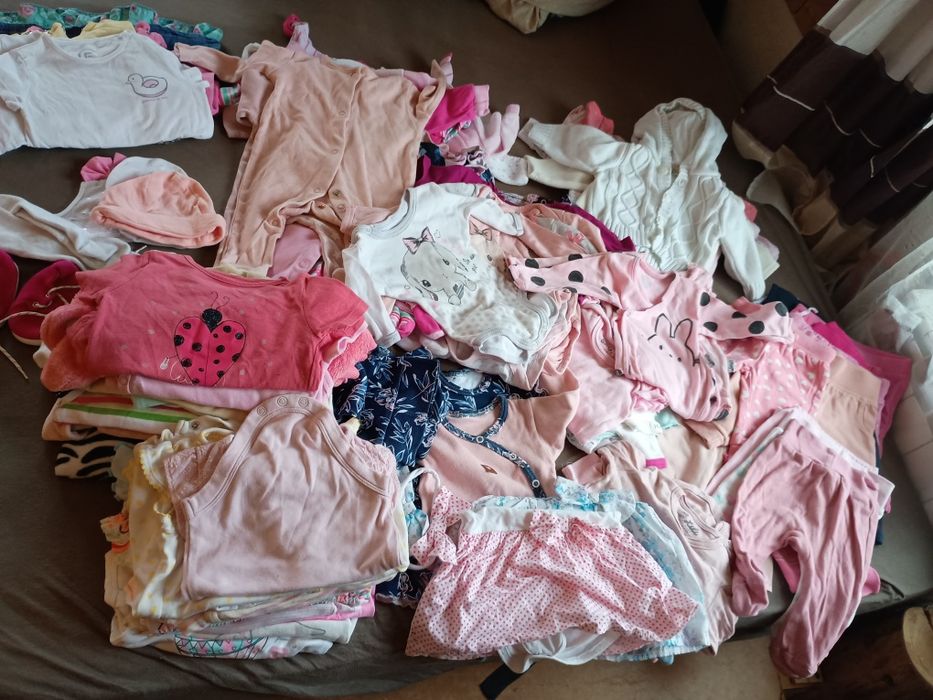 Duża paka ubranek dla dziewczynki 62