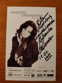 Autograf Agnieszka Chrzanowska