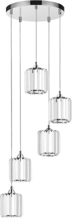 Lampa brutop merilo lampa krysztal chrom zwis