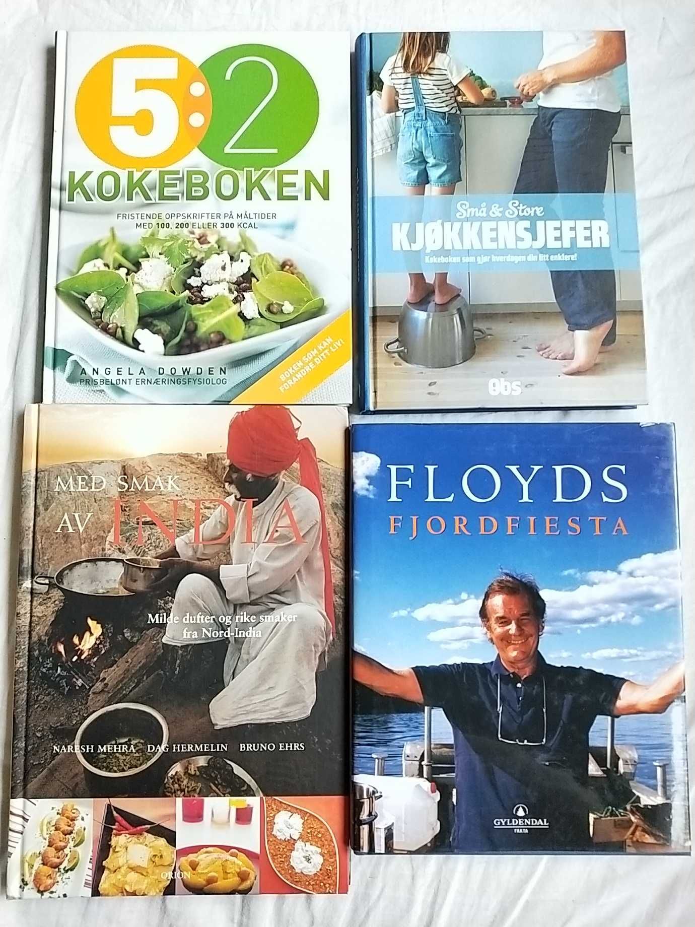NORWESKI - zestaw 5 książek w twardej oprawie o tematyce kulinarnej