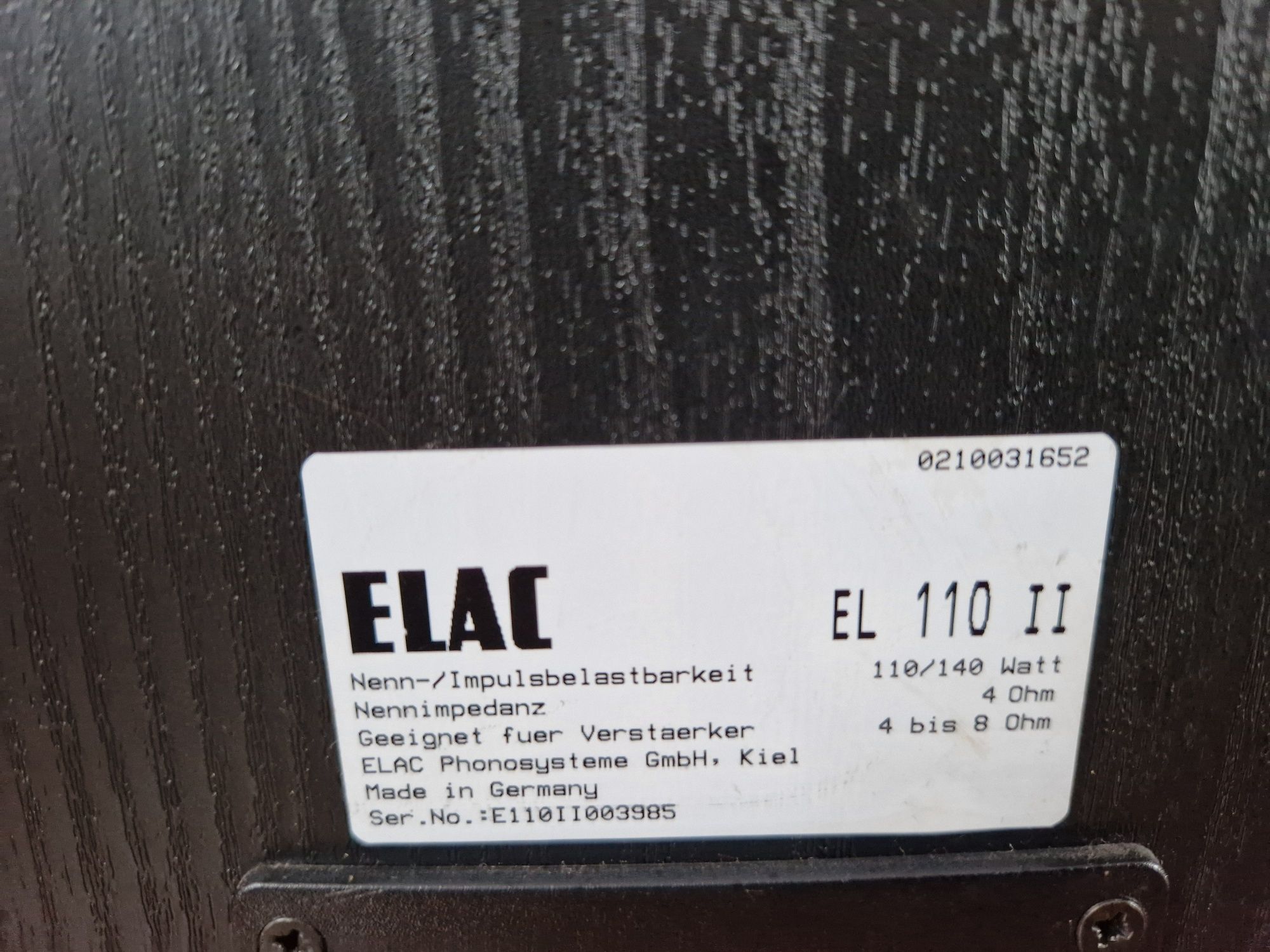 Kolumny ELAC EL 110/sprawne/wysylka/oryginal/140 Watt