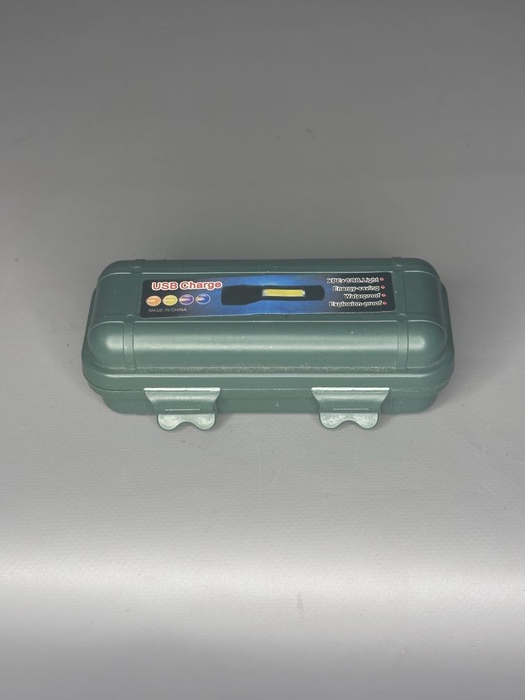 Карманный Светодиодный фонарик USB LED с кейсом
