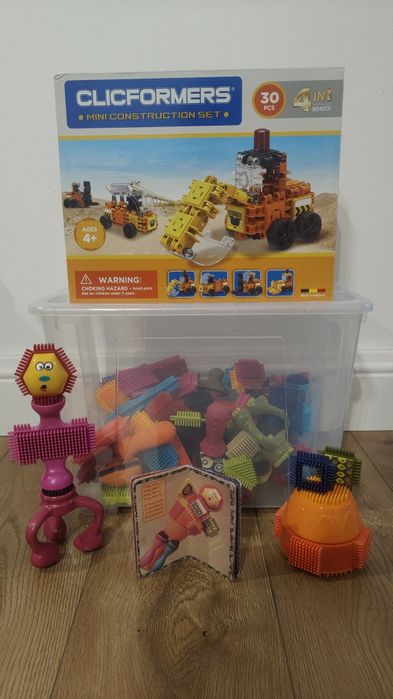 Klocki języki Spinaroos oraz Clicformers