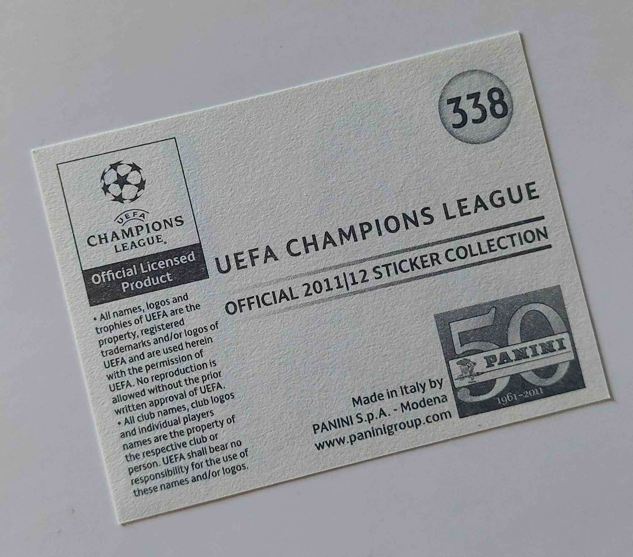 Panini Champions League 2011-12 Kevin de Bruyne KRC Genk Sticker 338