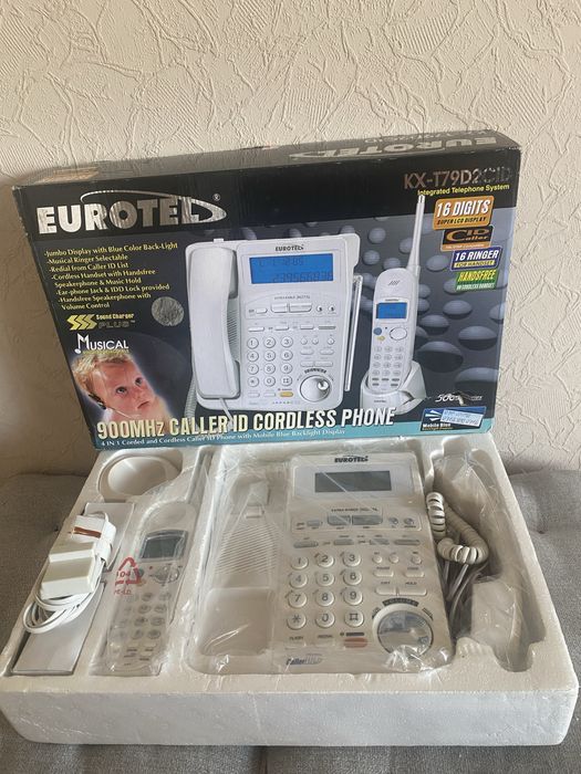 Бездротовий телефон EUROTEL KX-T79D2CID
