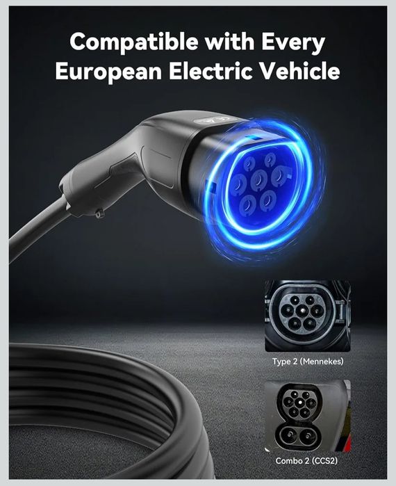 RamTouch Przenośna Ładowarka EV (3,68 kW, 16A, 1-Faza, 10,5 m)