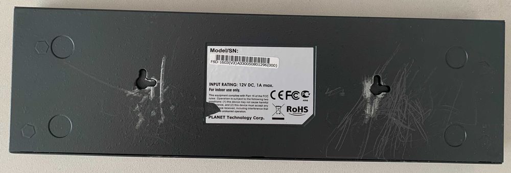 Коммутатор сетевой Planet FSD-1603