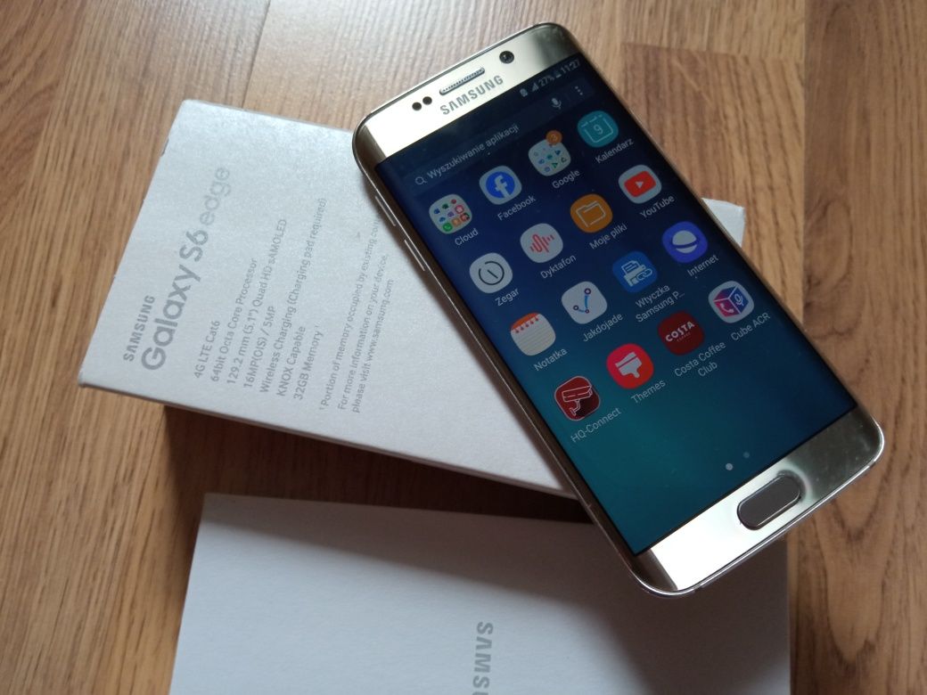 Samsung Galaxy S6 edge Gold Platinum złoty kultowy Galaxy złoty