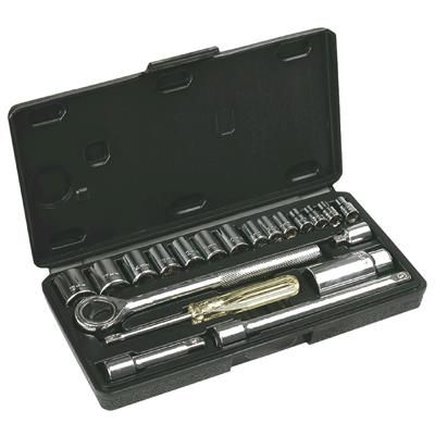 Klucze nasadowe 1/4" 3/8" zestaw 20 szt Top