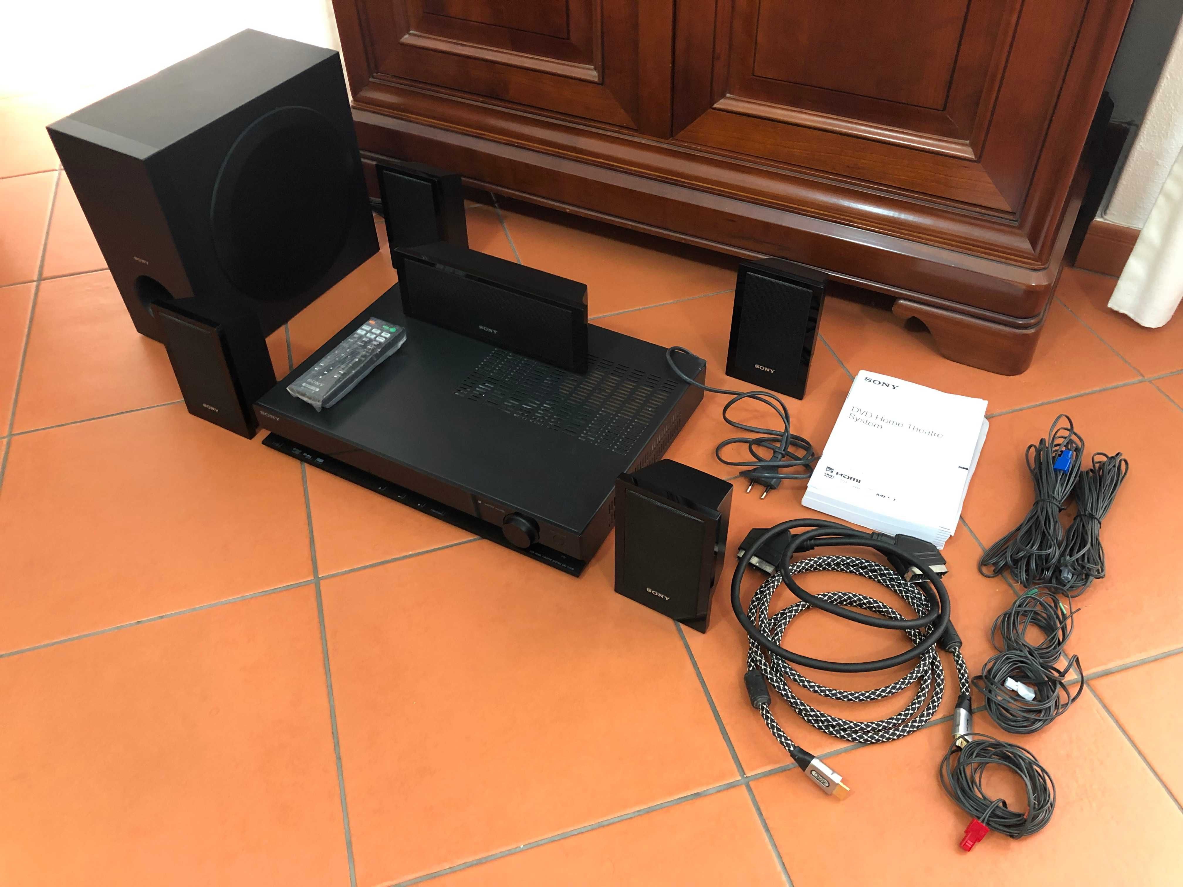 Home Cinema DVD Sony 5.1 canais 600W