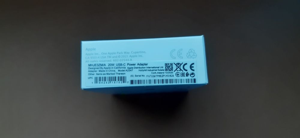 USB-C 20W Power Adapter Kostka Zasilacz Ładowarka do iPhone Ipad