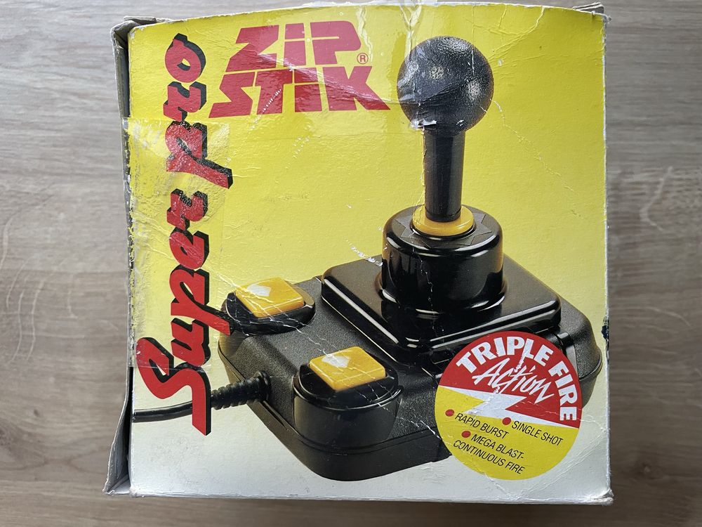 ZIP STIK Super PRO retro Joystick do Atari Commodore mikrostyk Pudelko
