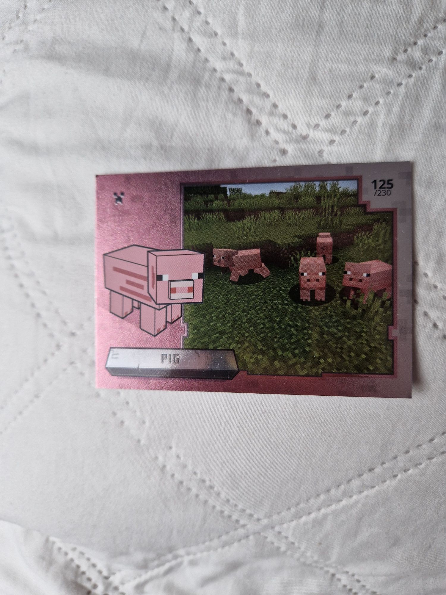 Karty Minecraft Adventure Trading Cards 7szt