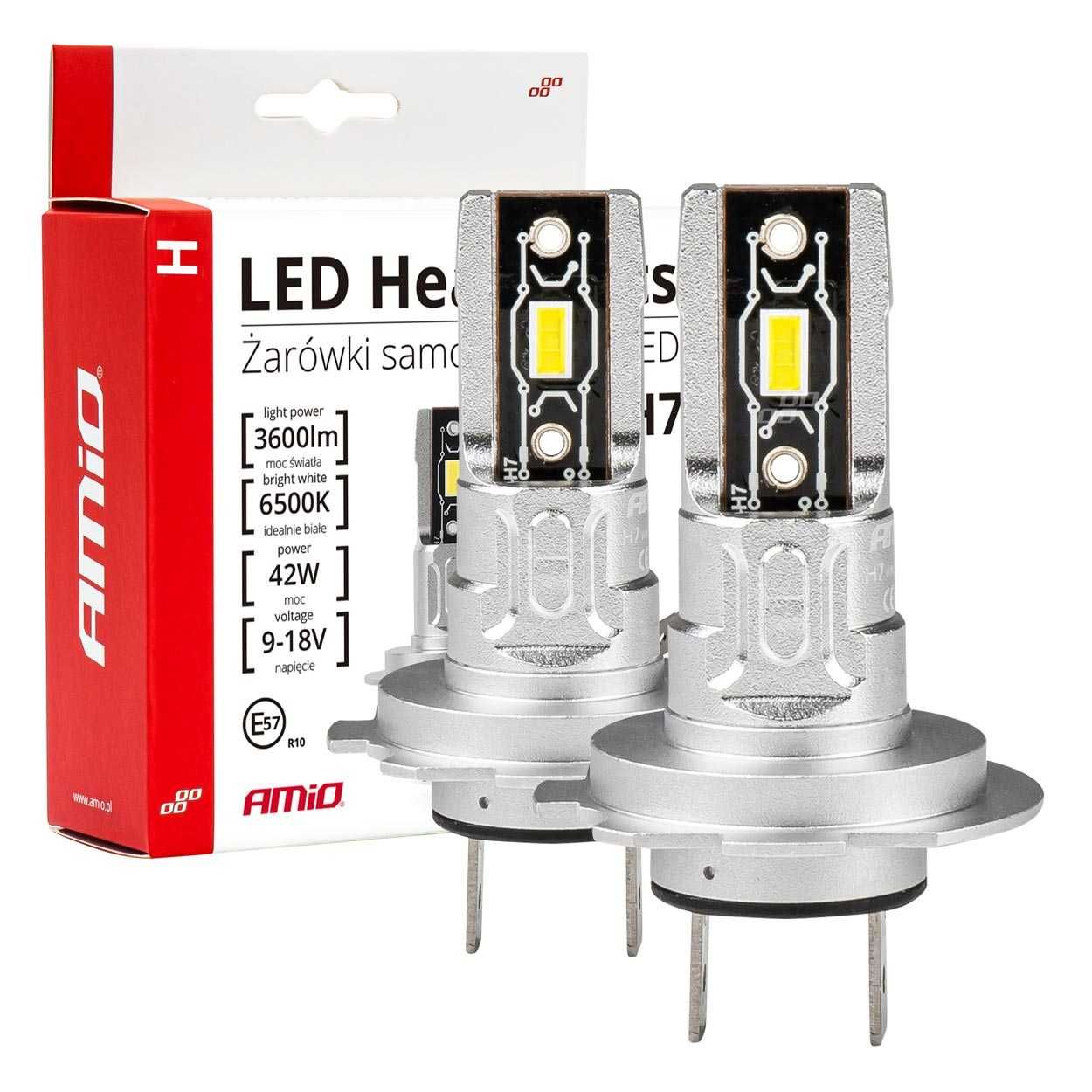 Żarówki samochodowe LED H-mini H7