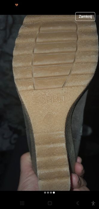 Botki skórzane damskie 39 espirit