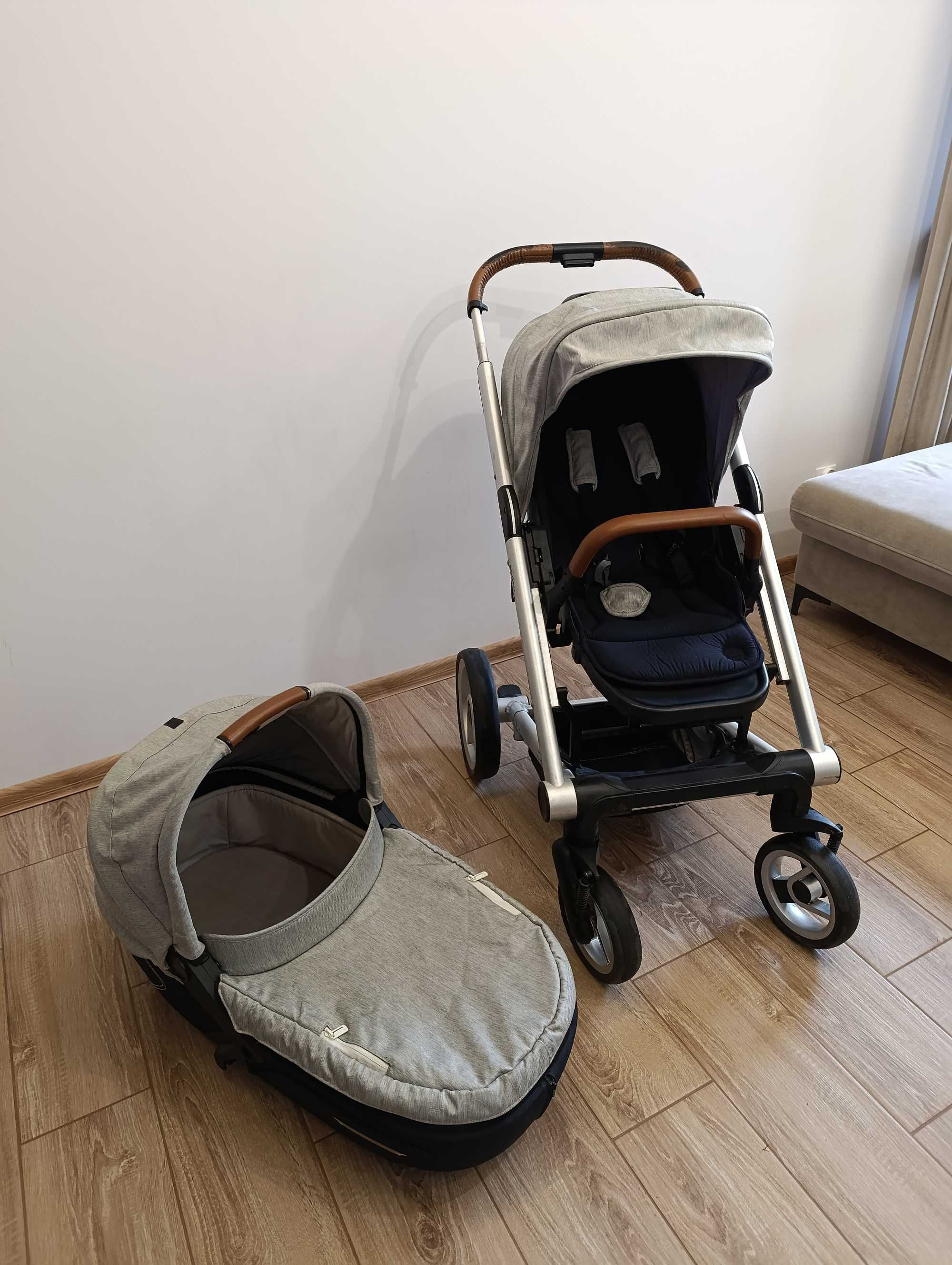 Wózek Mutsy Igo 3w1 + baza ISOFIX 4w1