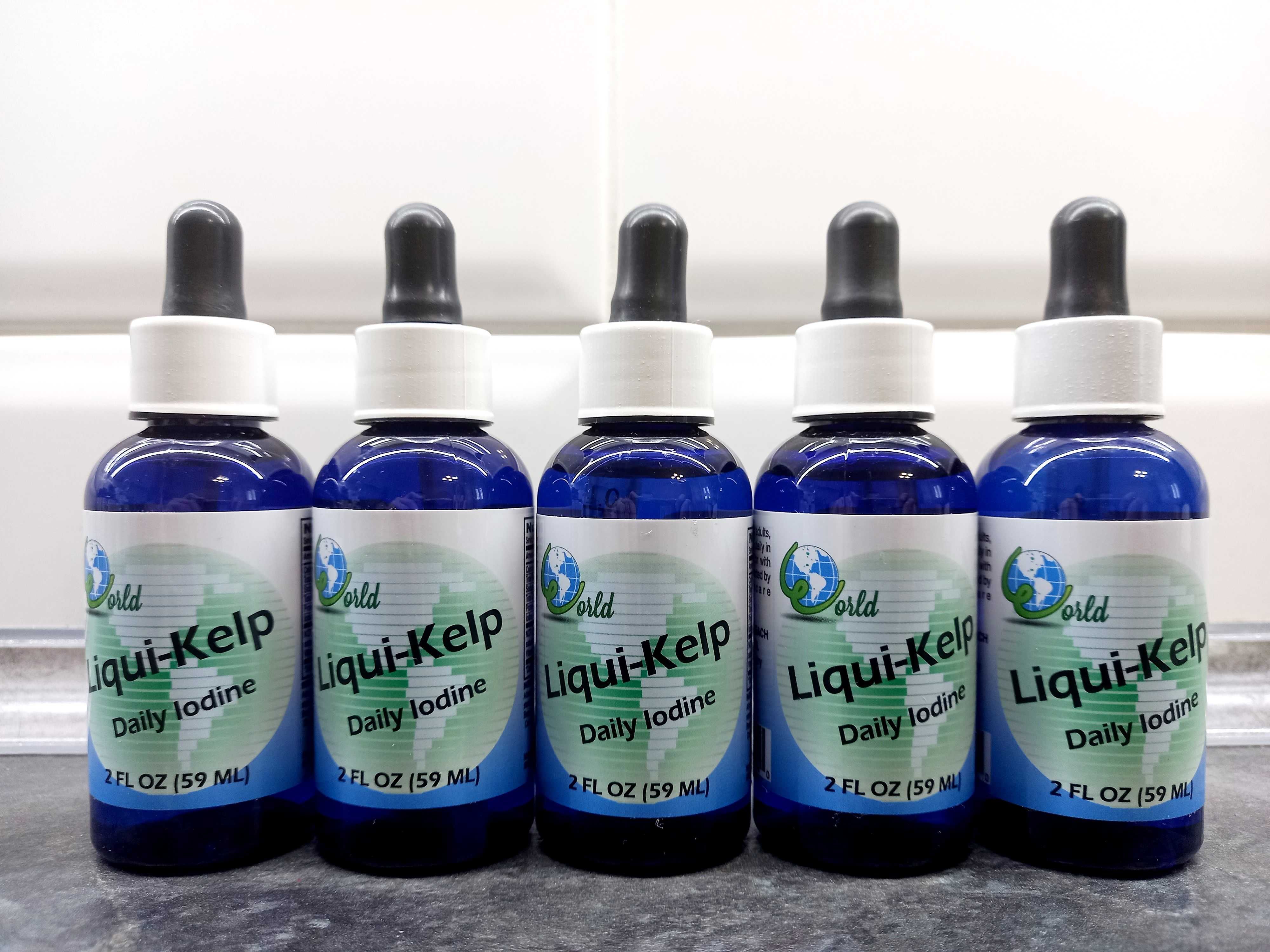 World Organic, Liqui- Kelp 59 мл (240 х 150 мкг), йод для щитовидной