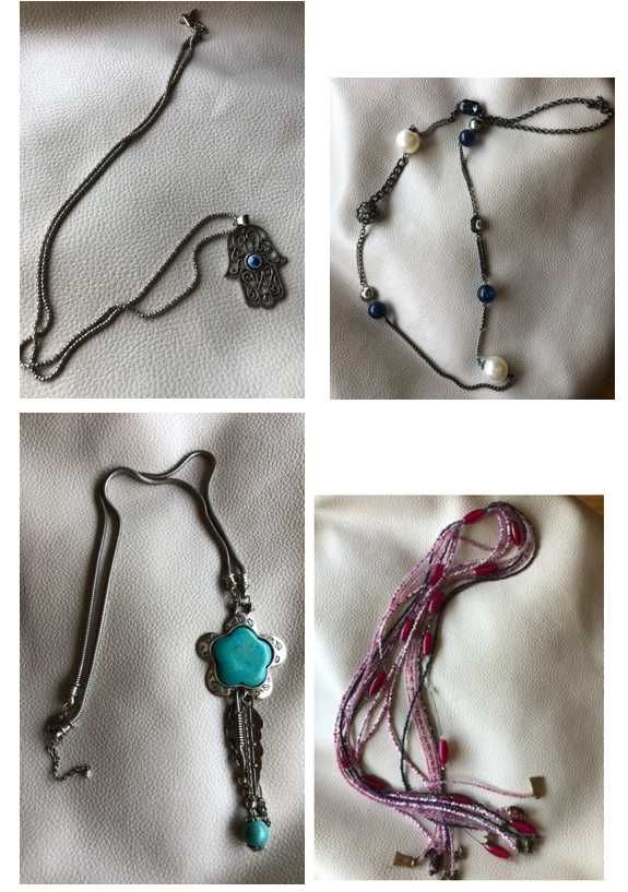 Caixa com bijuteria: pulseiras e fios