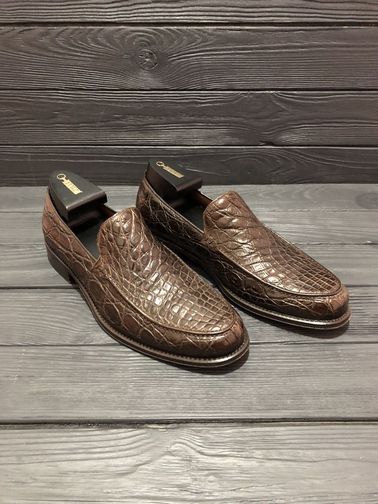 Лоферы Bally крокодил zilli kiton stefano ricci