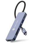 Multi-Port USB C Hub, 6 w 1 Novoo