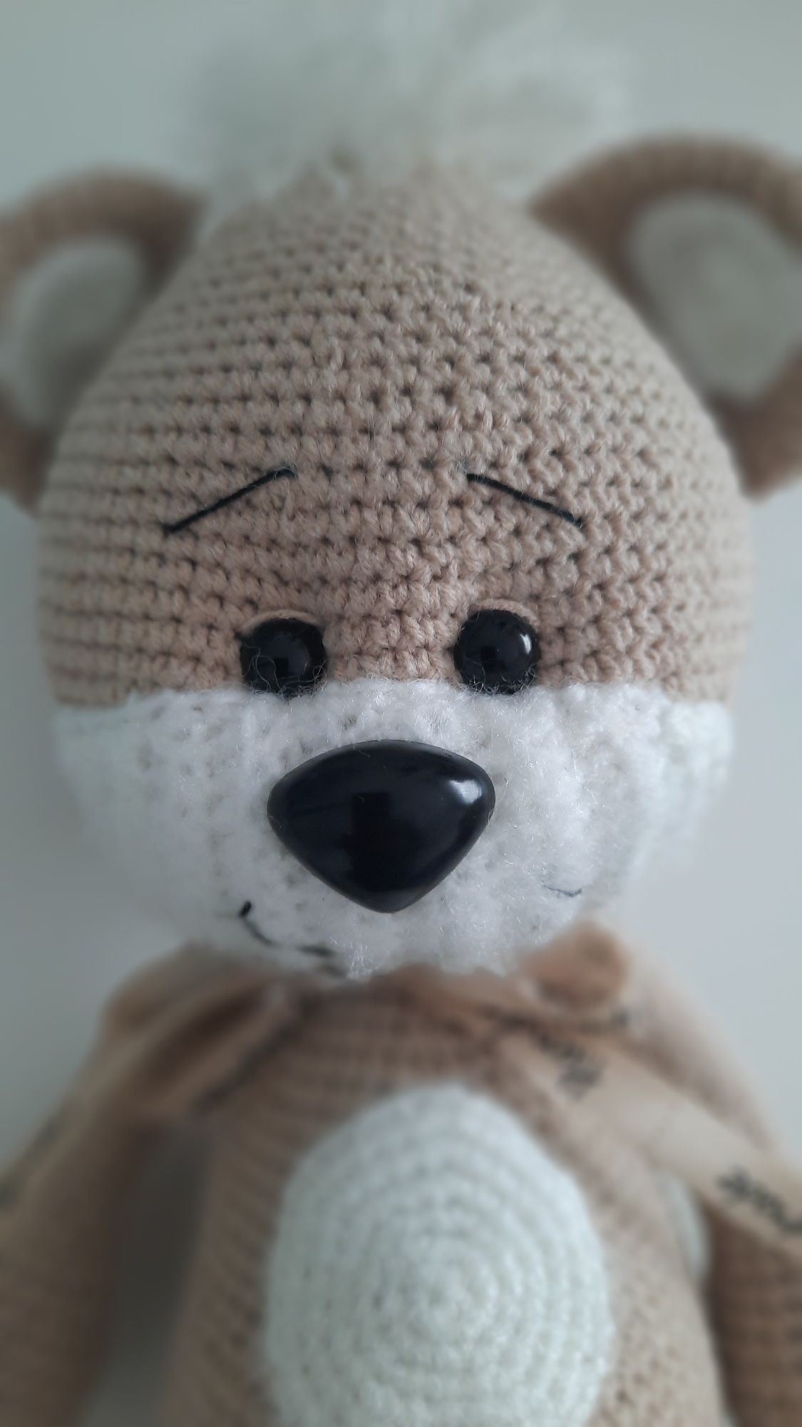 Miś robiony na szydełku amigurumi