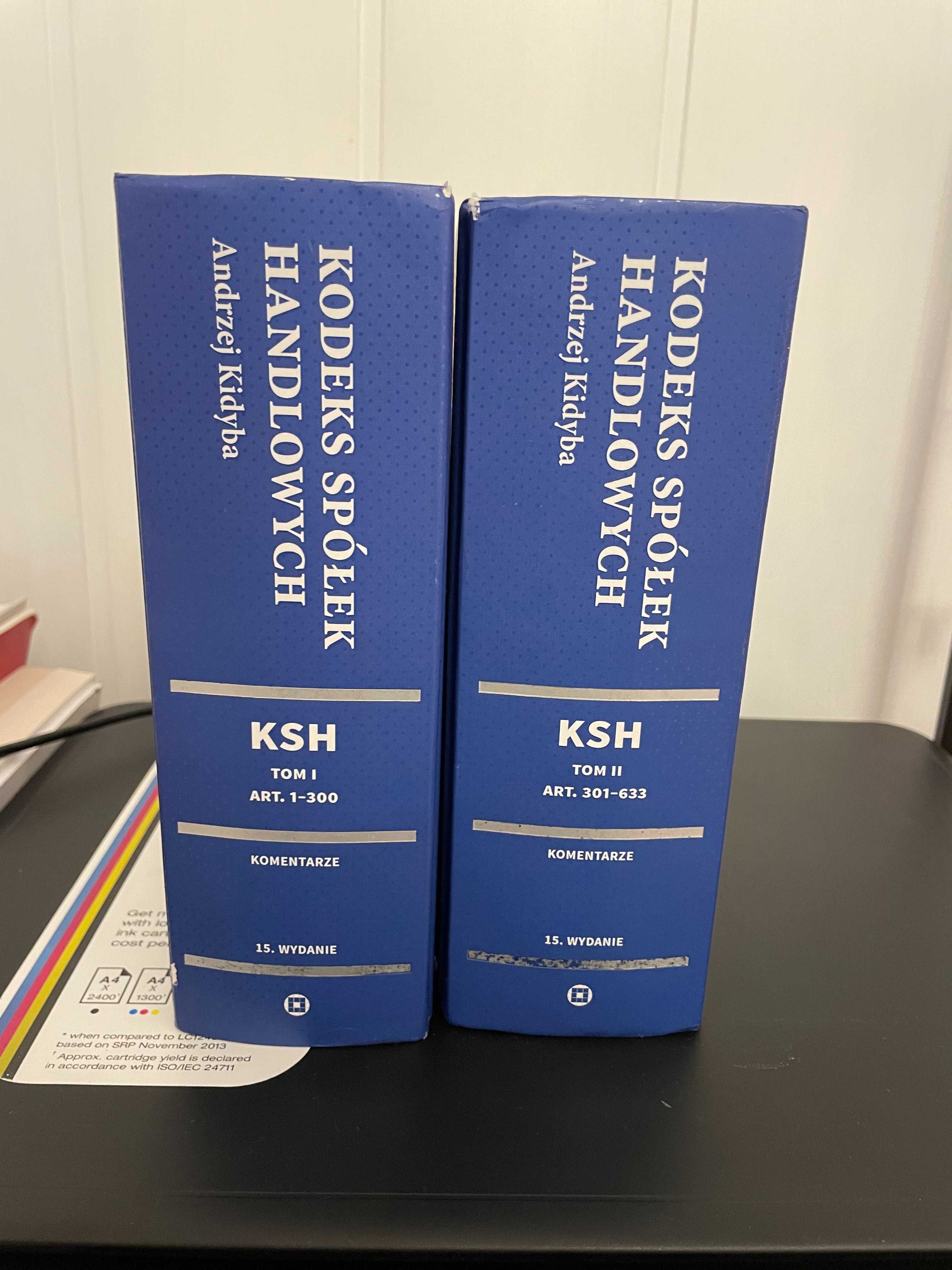 KSH Kidyba Komentarz, tom I i II, wydanie 15