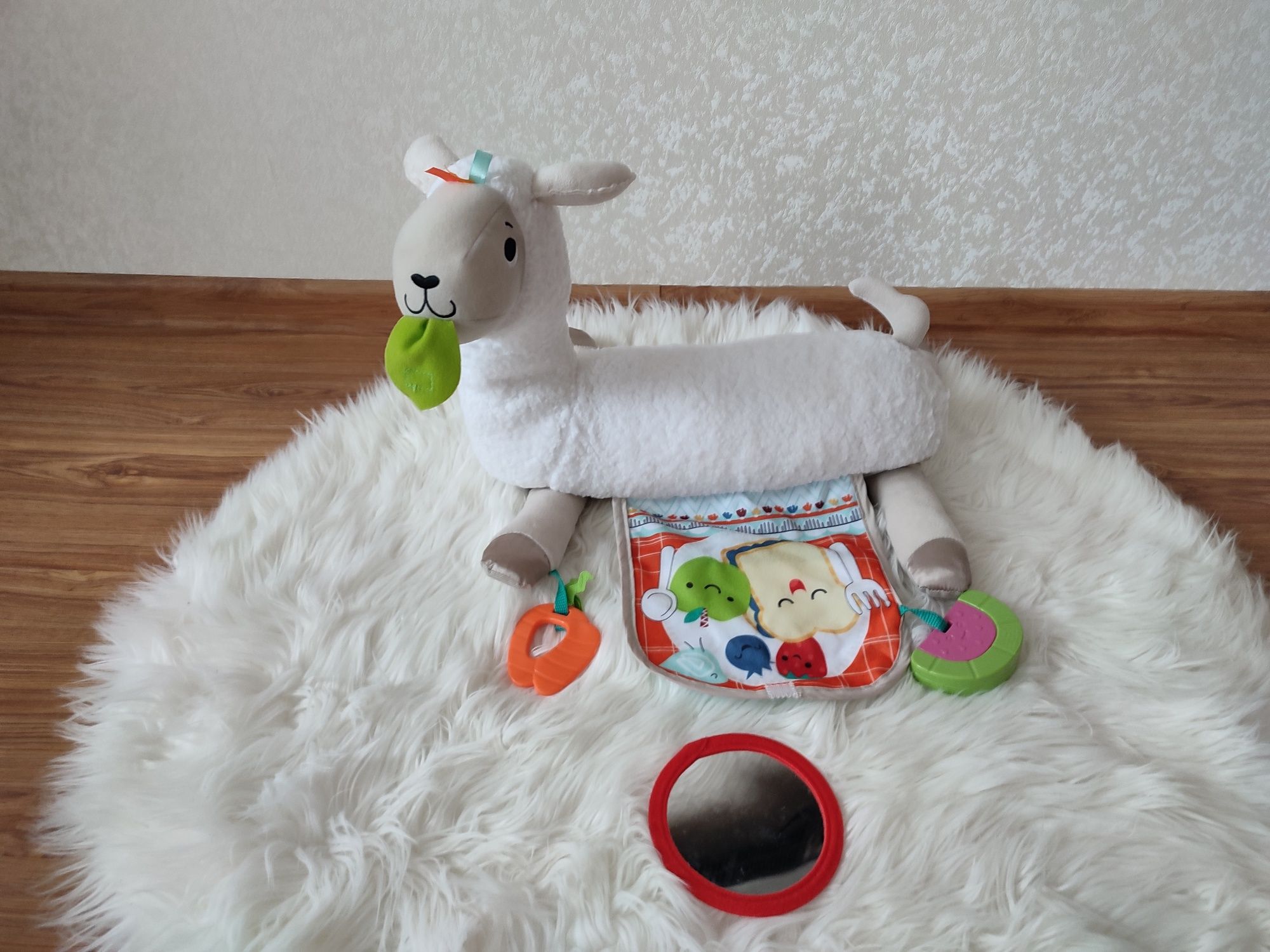 М'яка іграшка Лама Фішер-Прайс Fisher-Price Grow-with-Me Tummy Time Pl