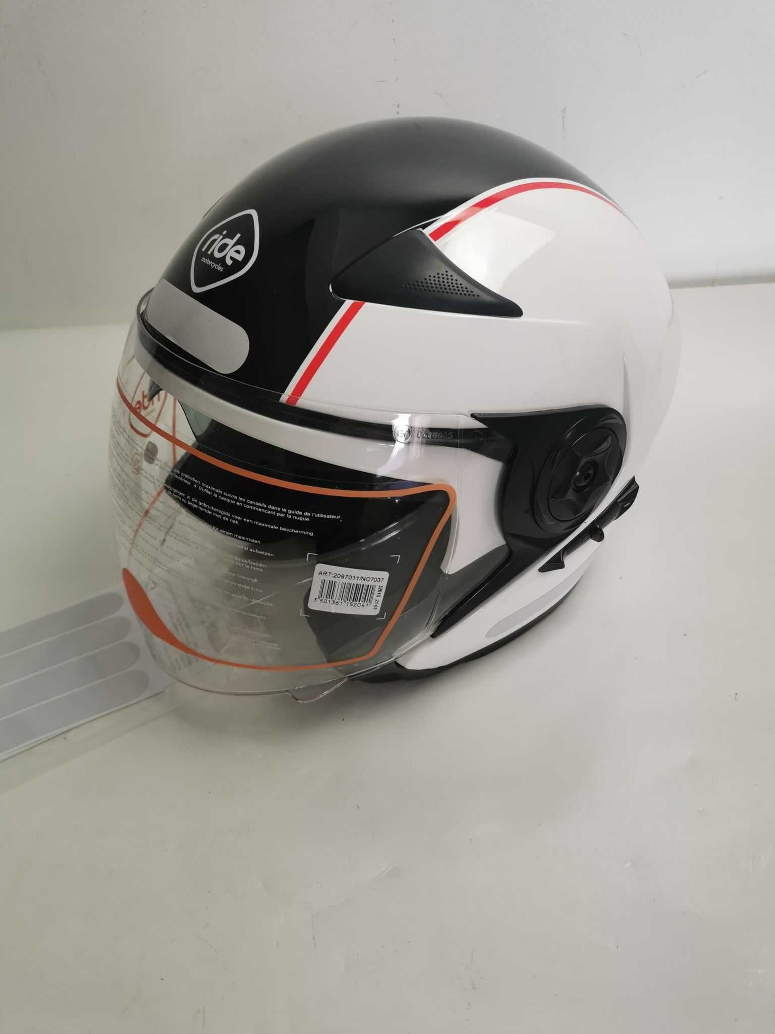 Kask Ride S czarny na Motor Cross motocyklowy