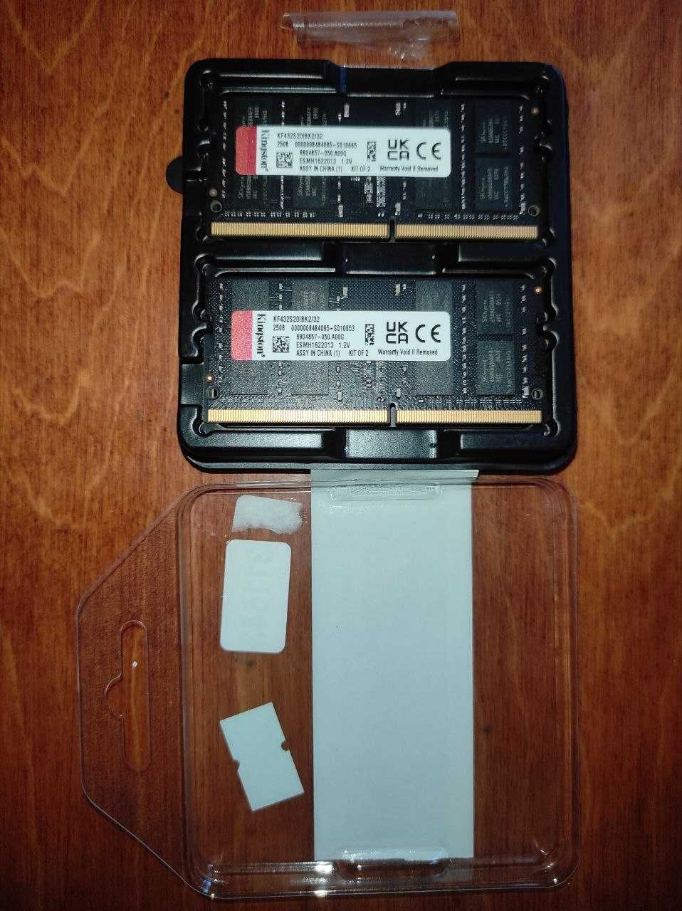 Нова оперативна пам'ять Kingston FURY 32 GB (2x16GB) DDR4 3200 MHz